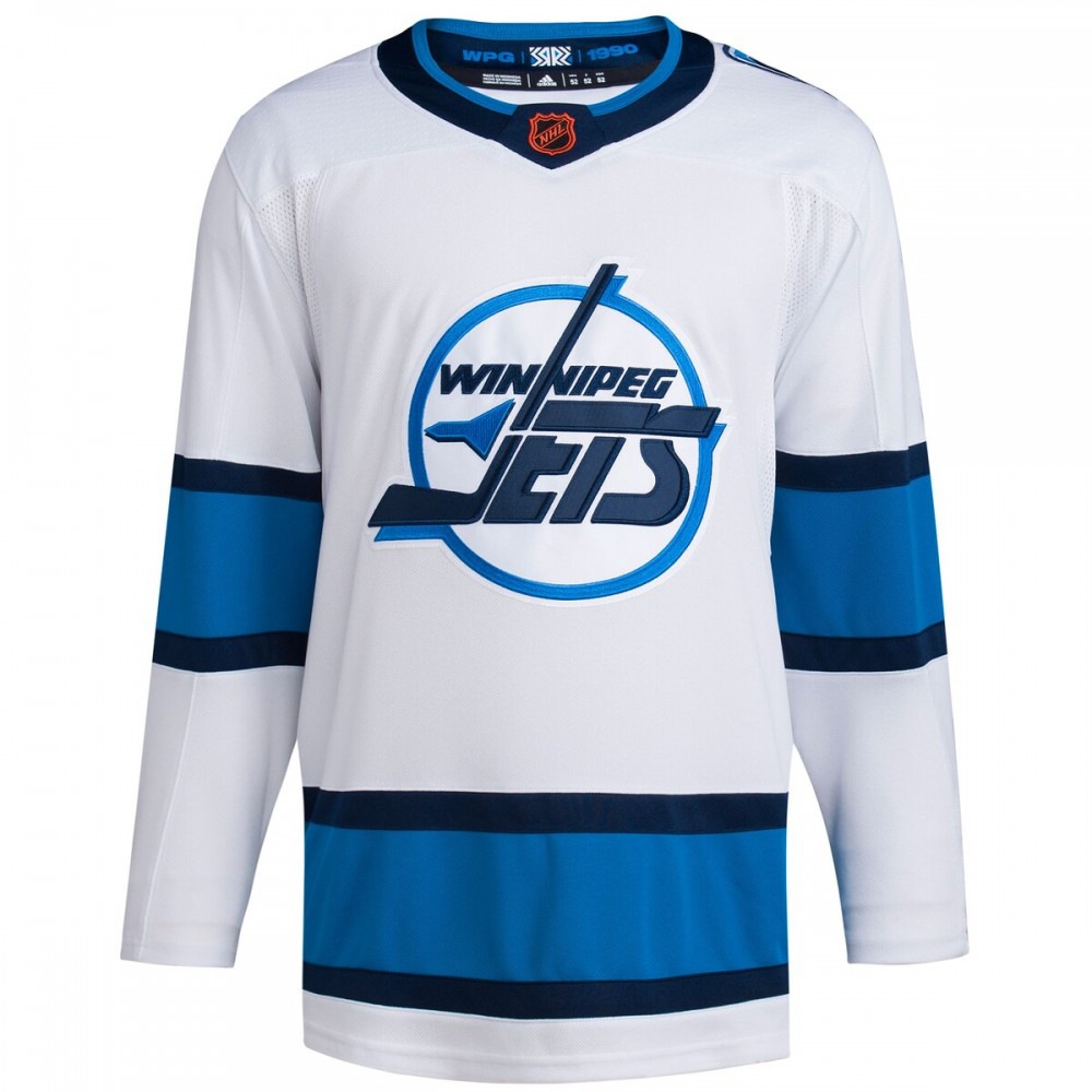 Winnipeg Jets adidas Reverse Retro 2.0 Authentic Blank Jersey - White-Pro Kit Vault | Brand New 26/27 Sports Jerseys